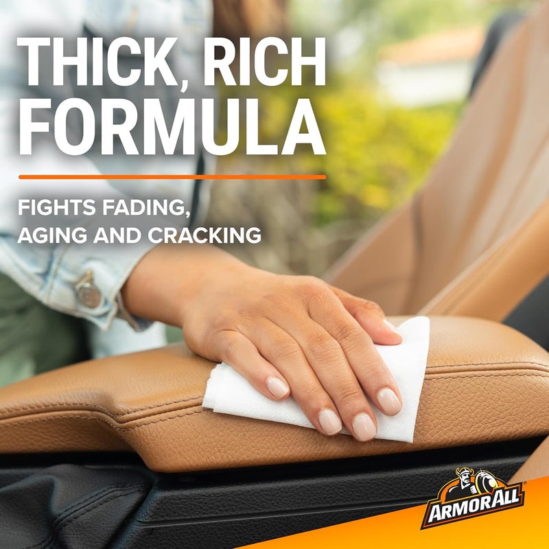 Armor All Leather Wipes - 20 Count for Cleaning, Conditioning, and Protecting Leather - Image 3