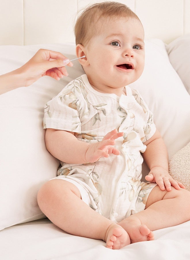 Vividorad 200PCS Baby Cotton Swabs,Baby Cotton Buds Stick,Ear Cleaners, Double-headed Design,for Newborn, Babies, Kids, Children, 100% Organic Cotton - Image 2