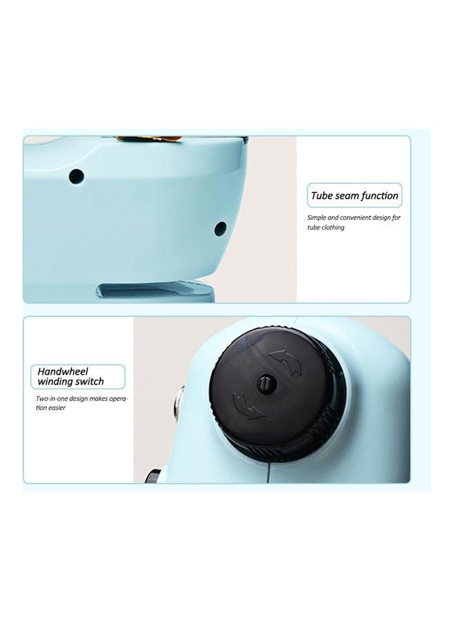 NIBEMINENT Mini Portable Handheld Sewing Machines White/Purple - Image 3