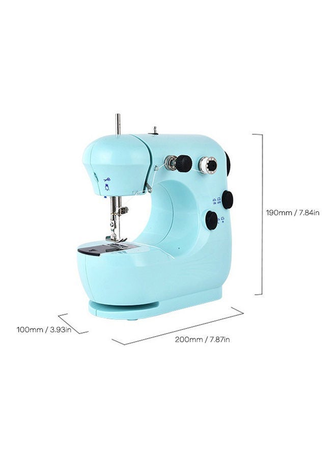 NIBEMINENT Mini Portable Handheld Sewing Machines White/Purple - Image 4