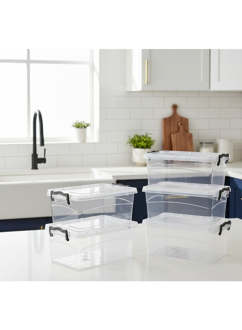 فافيلا طقم علب بلاستيك 5  قطع -سعة العلبه 3لتر -كود 679 - Image 4