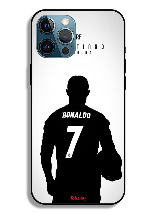Tolwak Apple iPhone 12 Pro Max Protective Case Cristiano Ronaldo Mask - Image 2