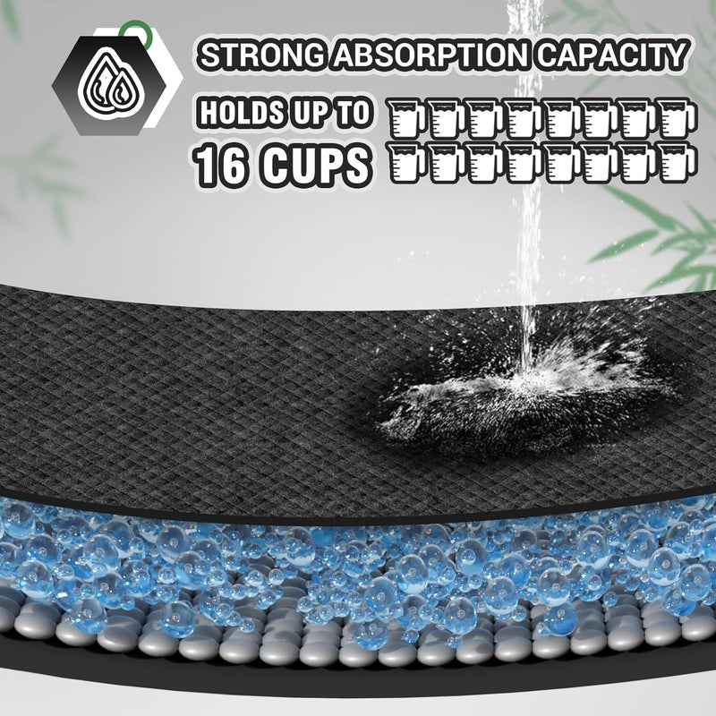 IMMCUTE Charcoal Dog Pee Pads 30"x36"-30 Ct | XX-Large Puppy Pee Training Pads Super Absorbent & Leak-Proof | Disposable Pet Piddle and Potty Pads for Puppies (IC3644-30T) - Image 4