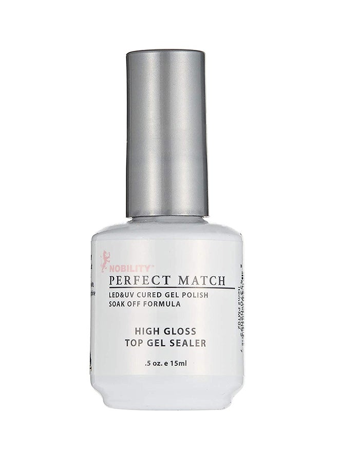 Lechat Perfect Match UV Cured Ultra Thin Nail Polish Top Gel Sealar, 0.5 oz. PMT02 - Image 1