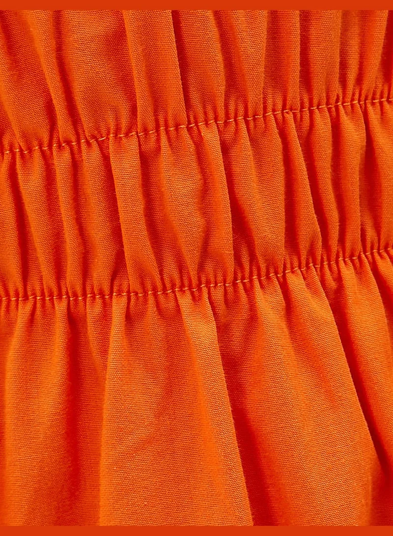 KOTON Orange Midi Dress
