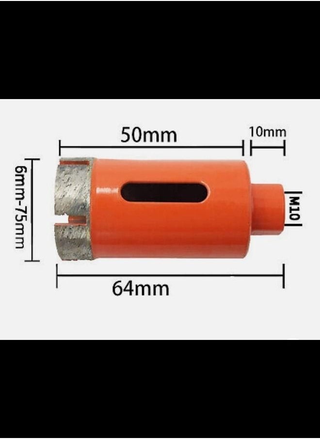 ABBASALI - Diamond Core Bit Hole Saw Drill Bit For Marble Granite Brick Ceramic (10mm) - Image 1