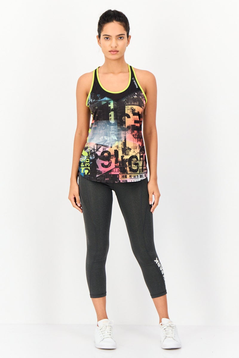 Reebok Women Sportswear Fit Sleeveless Training Top, Multicolor - Image 3