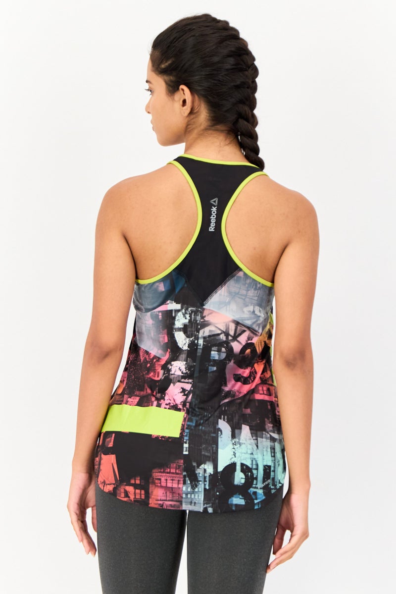 Reebok Women Sportswear Fit Sleeveless Training Top, Multicolor - Image 4