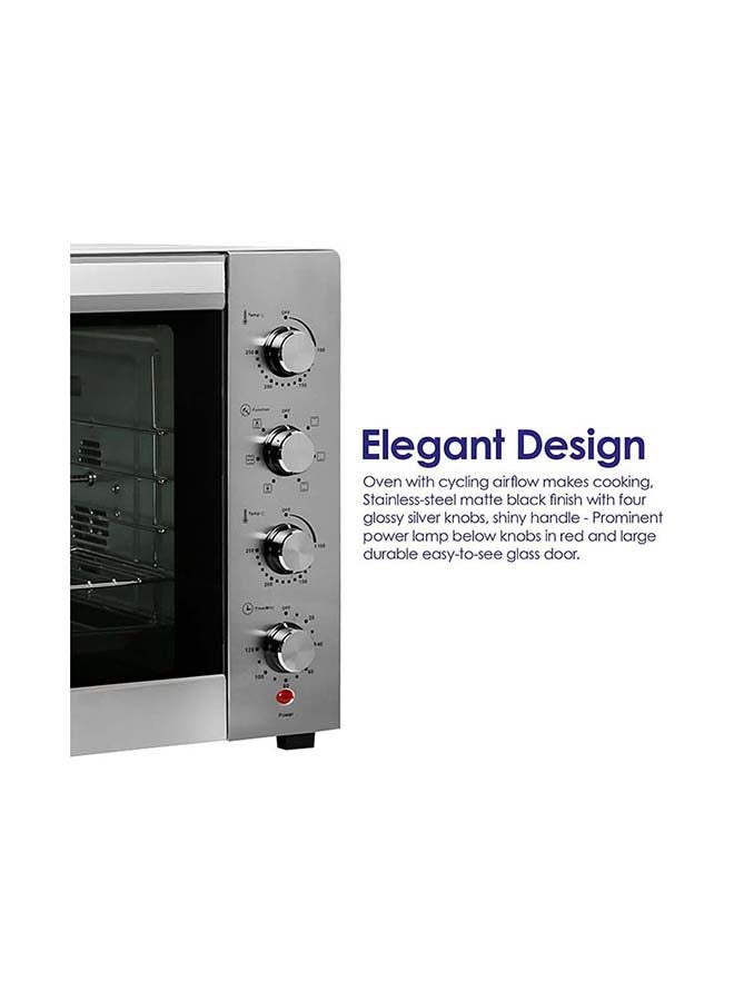 سوبر جنرال فرن كهربائي 100 L 2800 W SGEO101 فضي - Image 2