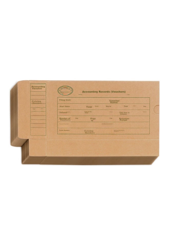 LISON Haolixin Standard Side-opening Kraft Paper Doent Box, 25cm×12.5cm×4cm, 01030370, Pack Of 10, 1570 - Image 5