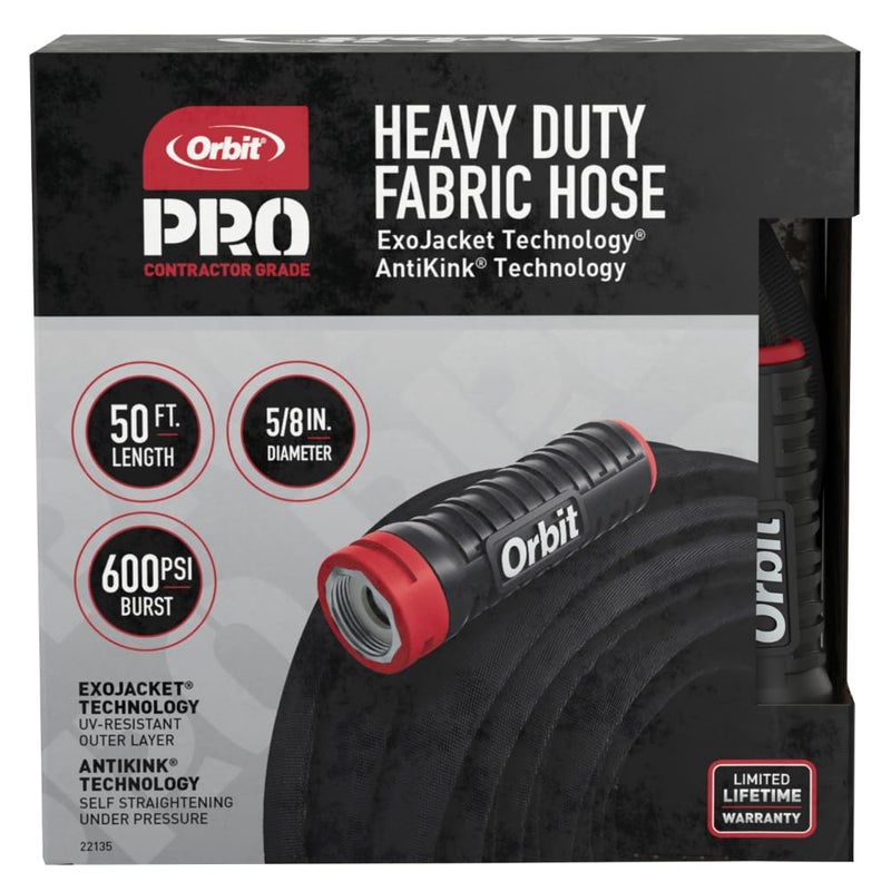 Orbit Pro ExoJacket Heavy Duty Water Hose 50Foot x 58Inch - Image 2