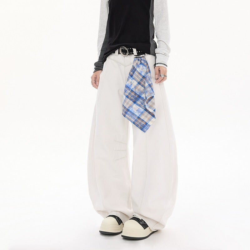 Unisex Casual Daily Denim Jeans - Image 5