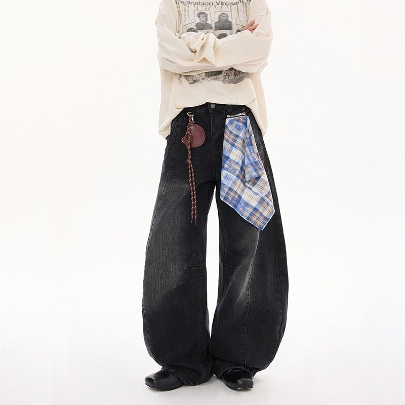 Unisex Casual Daily Denim Jeans - Image 2