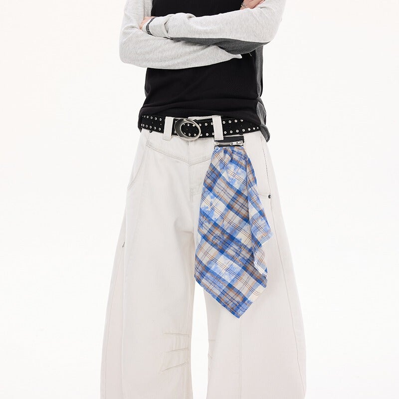 Unisex Casual Daily Denim Jeans - Image 4