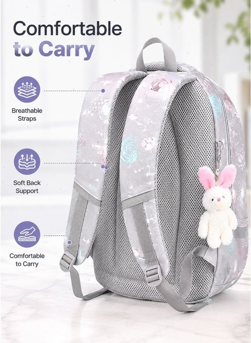 School Bags for Girls, Backpack for Kids Girls, School Bookbag for Elementary, Lightweight Single School Bag for Students - Image 5