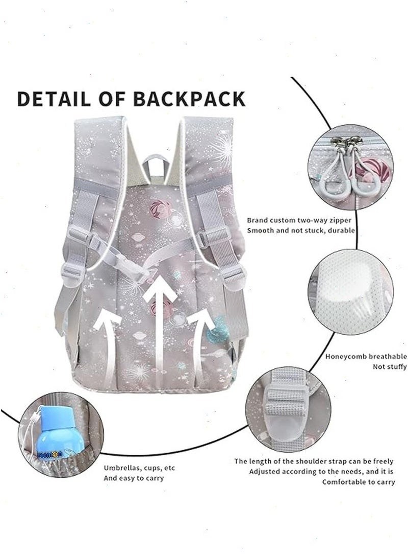 School Bags for Girls, Backpack for Kids Girls, School Bookbag for Elementary, Lightweight Single School Bag for Students - Image 4