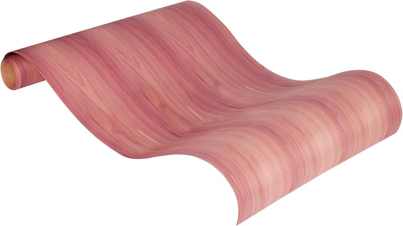 CEDAR ALPHA 1 Pk Cedar Drawer and Closet Shelf Liner 96''x16'' -240x40 cm 8 ft roll of 100% Red Cedar Veneer with Mild Cedar Wood Scent, Iron Steam Heating to Flat - Image 1