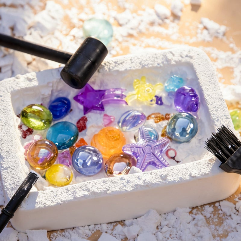 Children's Archaeological Dig Toy Gem Blind Box DIY Excavation Set Educational Gift - Image 1