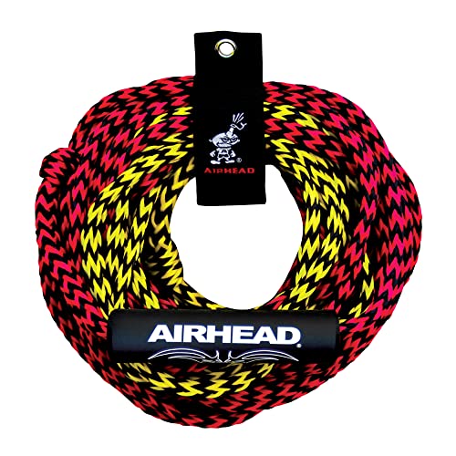 Airhead 2 Section Tow Rope, 1-2 Rider Towable Tubes, 60-Feet, 2,375 Break Strength - Image 1