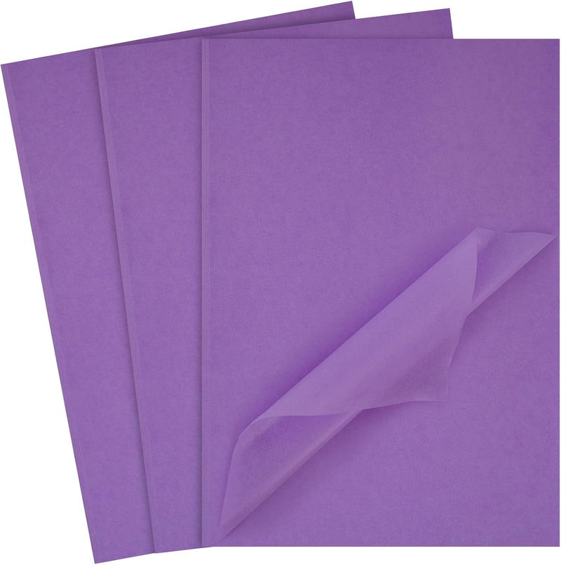 Koogel 330 Sheets Tissue Paper Bulk, 14 x 10 Inch Purple Gift Wrapping Tissue Paper for Wedding Birthday DIY Crafts Art Project - Image 1