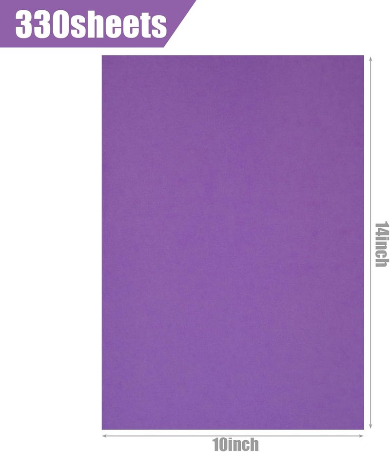 Koogel 330 Sheets Tissue Paper Bulk, 14 x 10 Inch Purple Gift Wrapping Tissue Paper for Wedding Birthday DIY Crafts Art Project - Image 2
