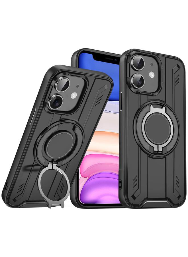 زبون جراب لهاتف iPhone 11 مزود بحلقة دوارة وحامل مغناطيسي MagSafe - Image 1