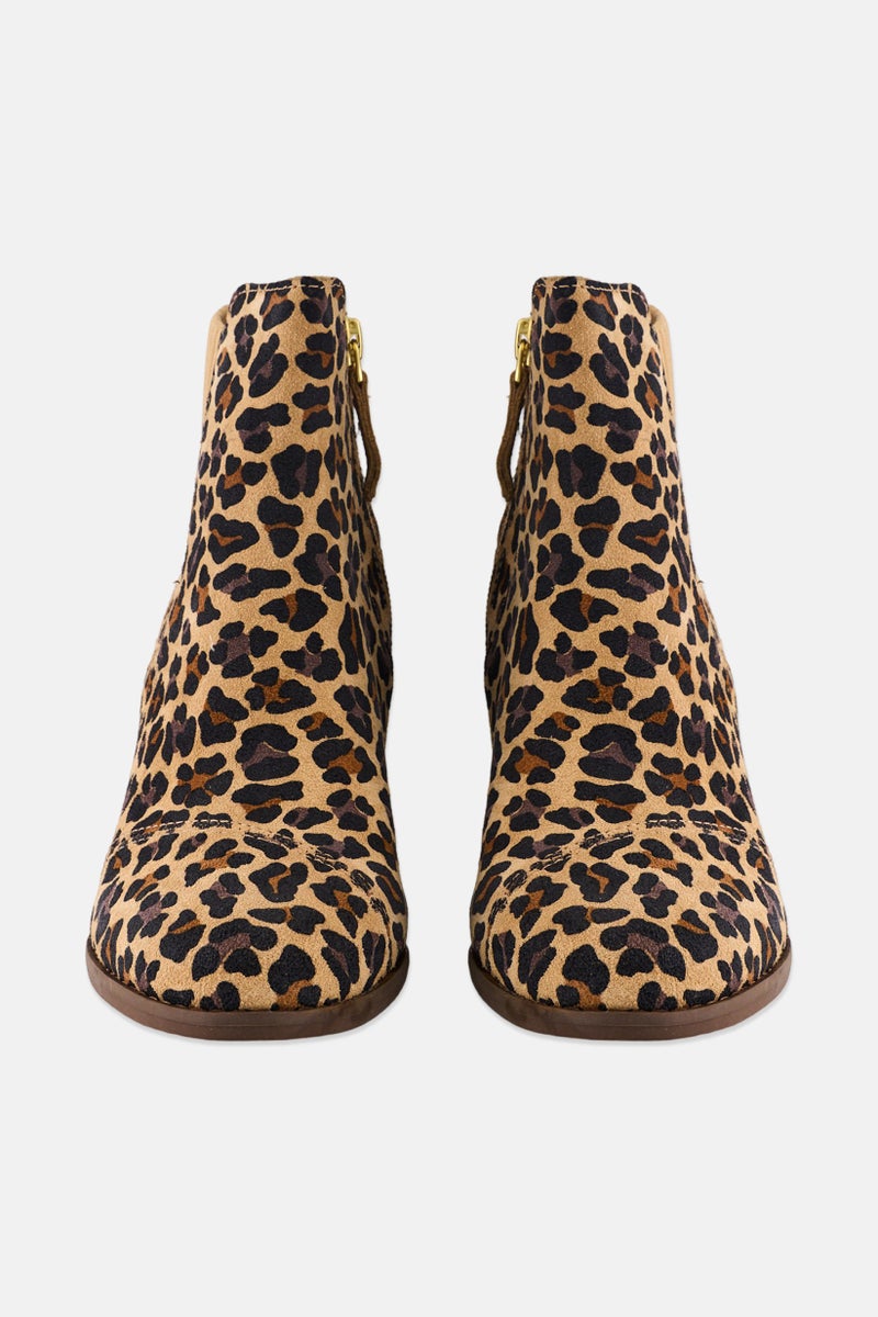 TOMS Women Sadie Zipper Closure Ankle Boots, Multicolor - Image 3