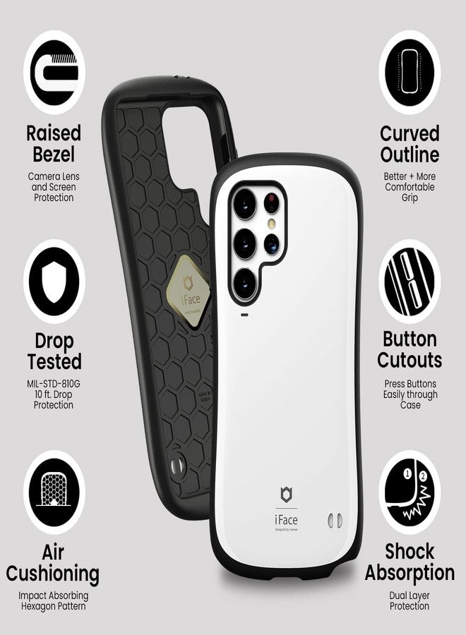 أي فيس جراب iFace متوافق مع هاتف Galaxy S22 Ultra - جراب أنيق مقاوم للصدمات مزدوج الطبقات [غطاء صلب + حافة واقية] غطاء حماية للهاتف لهاتف Samsung Galaxy [تم اختباره ضد السقوط] [سلسلة الدرجة الأولى] - أبيض - Image 3