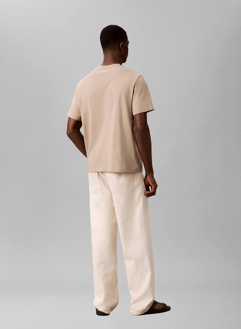 CALVIN KLEIN Embroidered Logo T-Shirt - Image 4