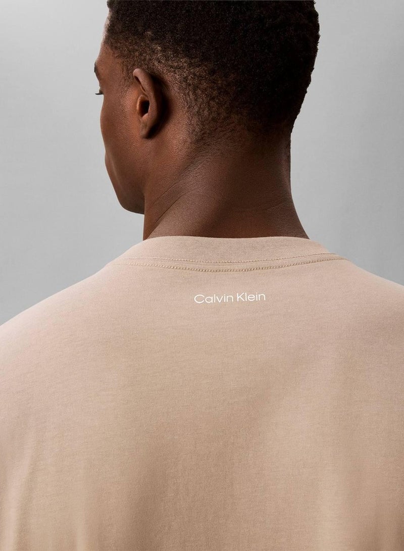CALVIN KLEIN Embroidered Logo T-Shirt - Image 3