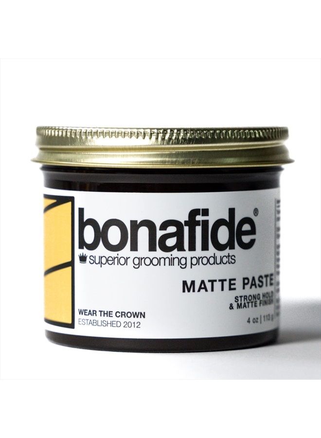 Bona Fide Pomade, Matte Paste 4 oz. - Image 1
