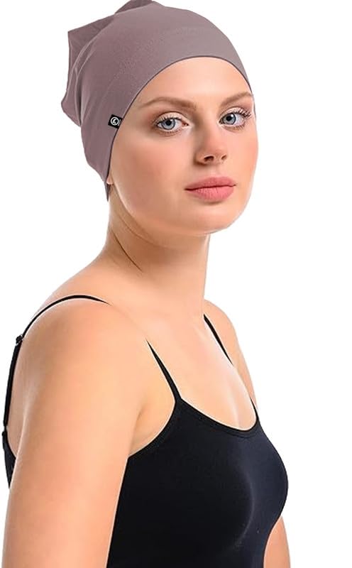 BISMAADH Bamboo and Cotton Cap for Chemo, Hair Loss, Sleep Cap - Image 2