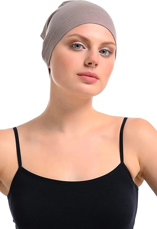 BISMAADH Bamboo and Cotton Cap for Chemo, Hair Loss, Sleep Cap - Image 1