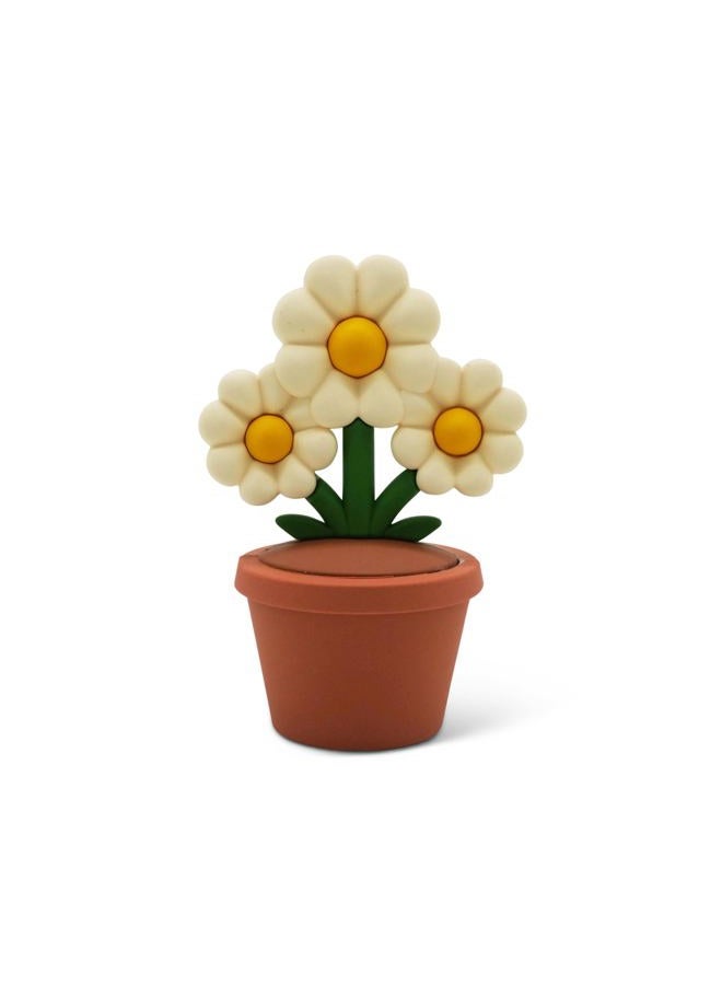 GOOFBALLS Mini Garden Figurines for Desk Decor – Cute Resin Accessories for Fairy Gardens, Terrariums, Succulent Pots & Office Spaces – Tiny Plant Decor Statues - Daisy - Image 1