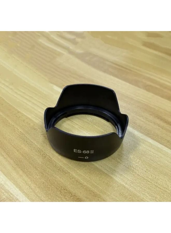 Canon EF 50mm f1 8 STM Lens Hood Black Reduces Glare Protects Lens Durable - Image 5