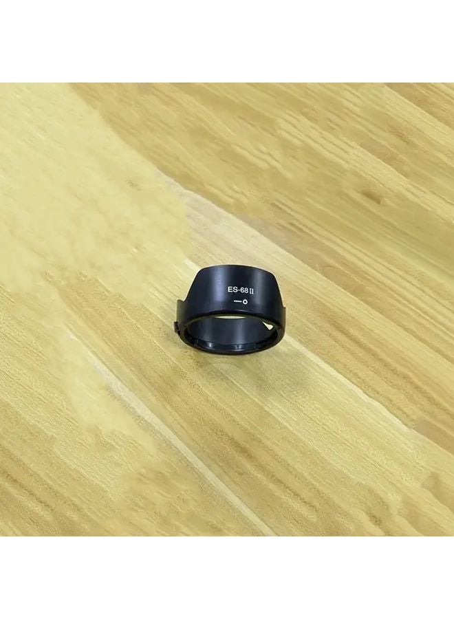 Canon EF 50mm f1 8 STM Lens Hood Black Reduces Glare Protects Lens Durable - Image 4