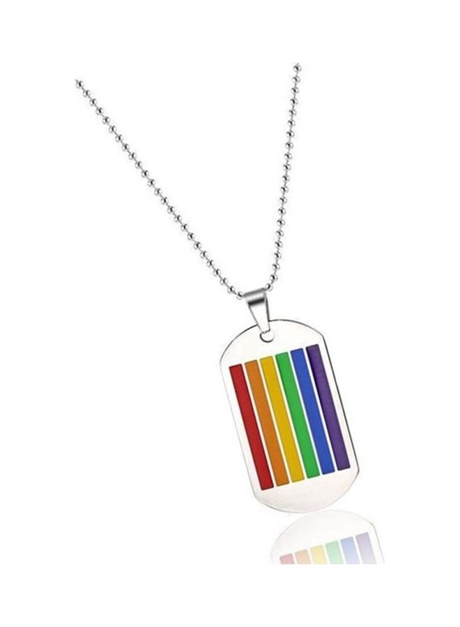 NIBEMINENT 1-Piece Women's Simple Fashion Colourful Versatile Necklace