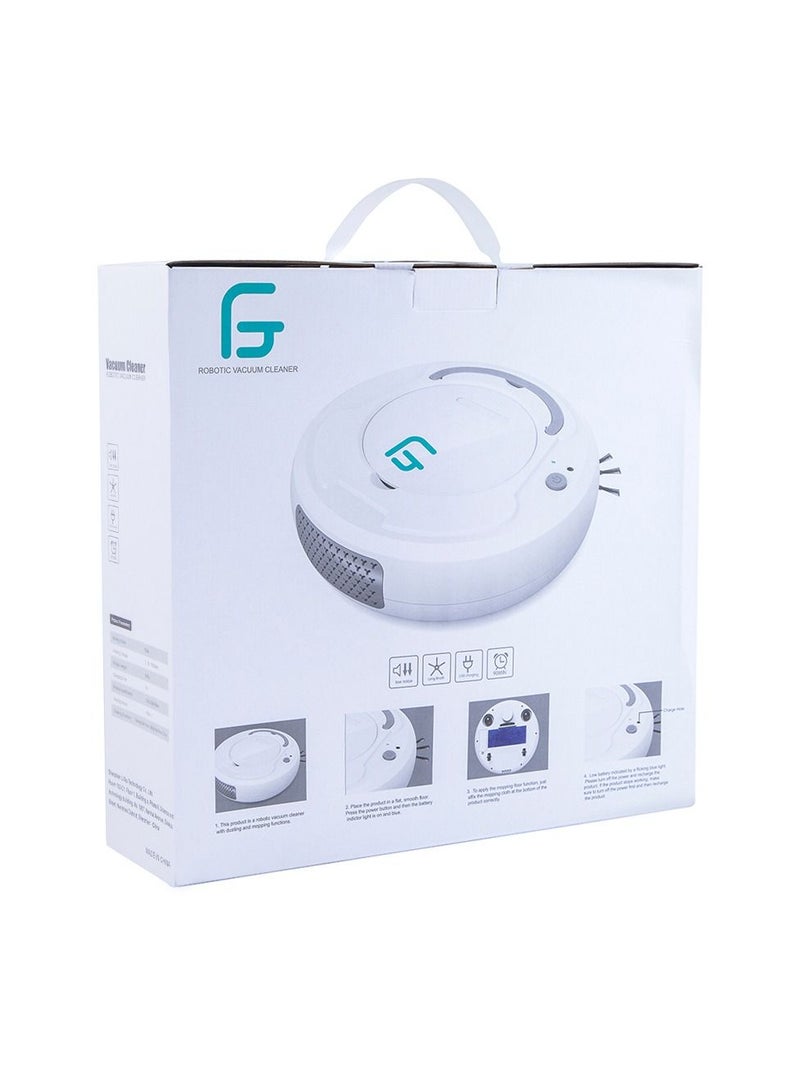 Sharpdo 3-In-1 Rechargeable Smart Robot Sweeper 400ml SDJ Black - Image 5