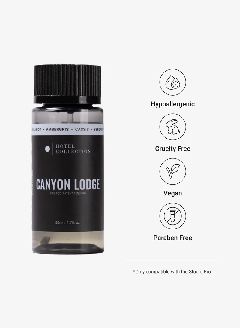 Hotel Collection Canyon Lodge Pro-Pod Oil Blend - Hotel Inspired for Luxury Essential Oil Diffusers - Aromatherapy Scent Diffuser Oil - Bulgarian Rose, Bergamot, and Ambergris