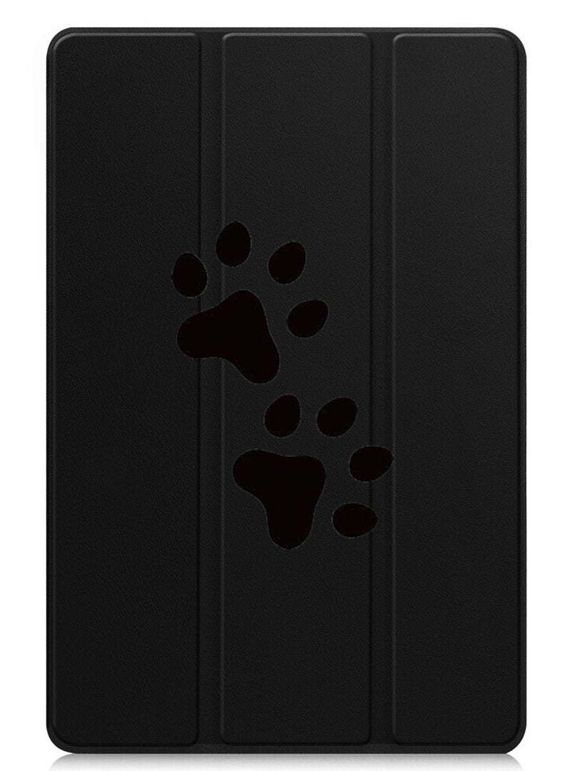 Theodor Protective Flip Case For Apple iPad Pro 11 (2024) With Trifold Stand Auto Wake Sleep Shockproof Cover Paw - Image 1