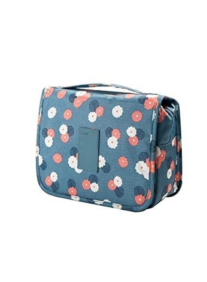 Flywind Toiletry Bag Portable Hanging Travel Makeup Organizer Folding Pouch Toiletry Cosmetic Bag with Hanging Hook and Strong Zippers,Folded with Multiple Bags, Durable for Vacation (Sky Bule) - Image 1