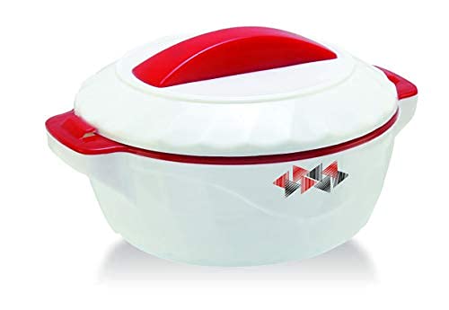 Saura Polypropylene Insulated Inner Steel Food Grade Bpa Free Casseroles 1500 Ml Set of 1 White - Image 1