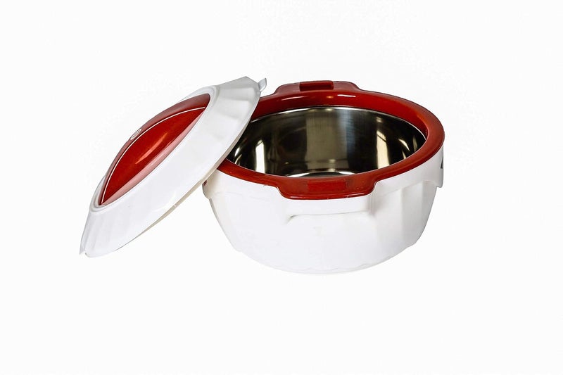 Saura Polypropylene Insulated Inner Steel Food Grade Bpa Free Casseroles 1500 Ml Set of 1 White - Image 2