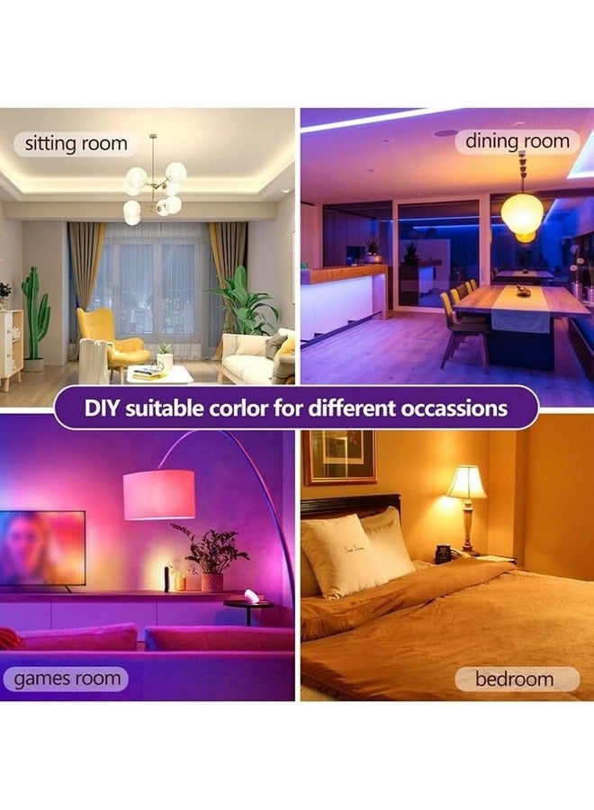 بيوينتي مصباح ذكي 10 وات يعمل بتقنية Wi-Fi وBluetooth مع Alexa وGoogle Assistant وIFTTT مع إضاءة قابلة للتعتيم بـ 16 مليون لون و8 أوضاع مختلفة لتوفير الطاقة والمزيد أداة ذكية لا غنى عنها - Image 4