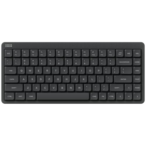 NuPhy Node75 Wireless Mechanical Keyboard 75 Hot Swappable Custom Low Profile Keyboard 84 Keys Computer Gaming Keyboards Supports Touch Gestures PBT Keycaps RGB Backlit Bluetooth24GHzUSBC - Image 1