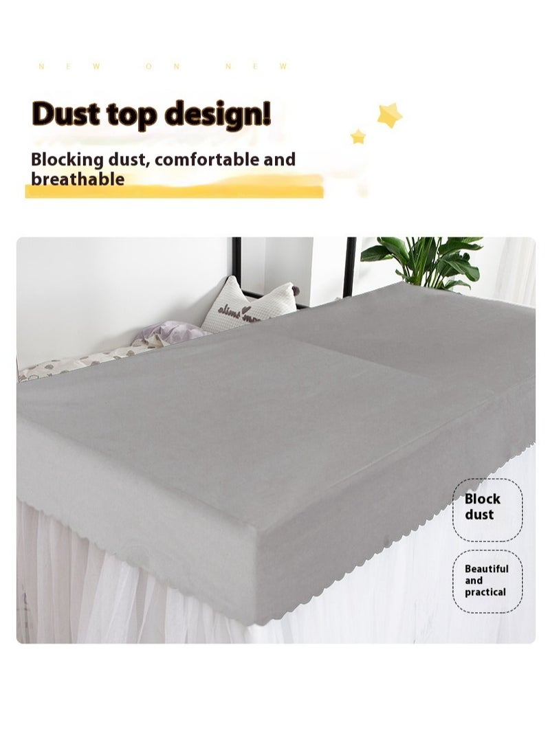 SISGL Dustproof Bed Canopy Single Sleeper Bunk Bed Curtains Dormitory Blackout Cloth Mosquito Nets Bed Tent Curtain For Junior Loft Bed College Students Dorm Sleep Privacy Bed Spread Blackout Curtains  - Image 4
