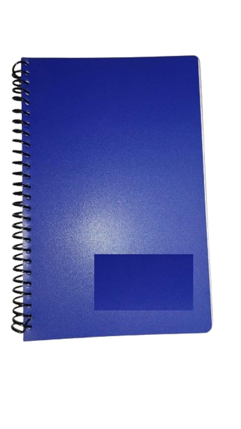 Peeplvalue Pack of 10 A5 Size-160 Pages Lined Spiral Bound Notebook White Ruled Line Paper Wirebound Journal/Diary/DIY Notepads for School/Office (A5 multicolour Size- 14x21cm) - Image 4