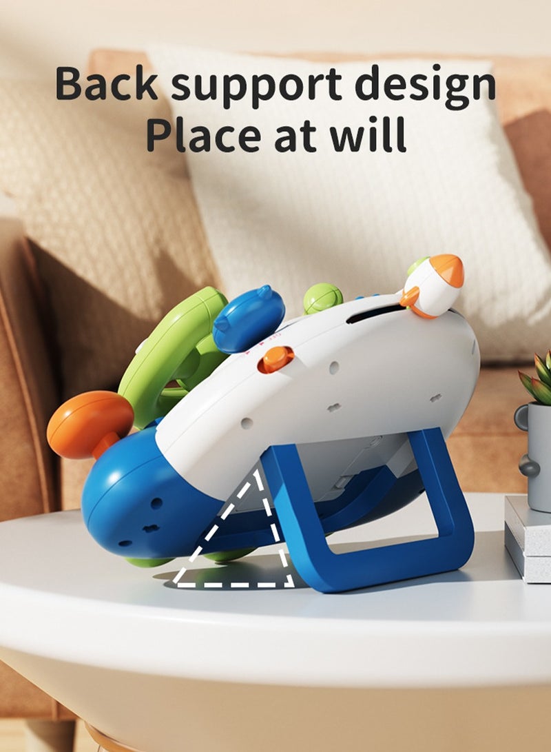 Araone Baby Toy Steering Wheel Driving Toy, Early Learning Gift for Infants and Toddlers with Sound and Light Effects, Suitable for Boys and Girls Aged 1-3 Years - Image 5