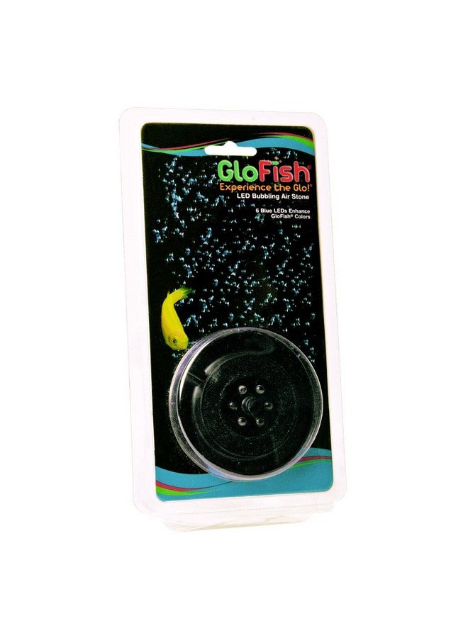 GloFish Blue LED Bubbler, Aquarium Lights With Air Stone For Fish Tanks 2.6-Inch x 4-Inch x 0.5-Inch - Image 1