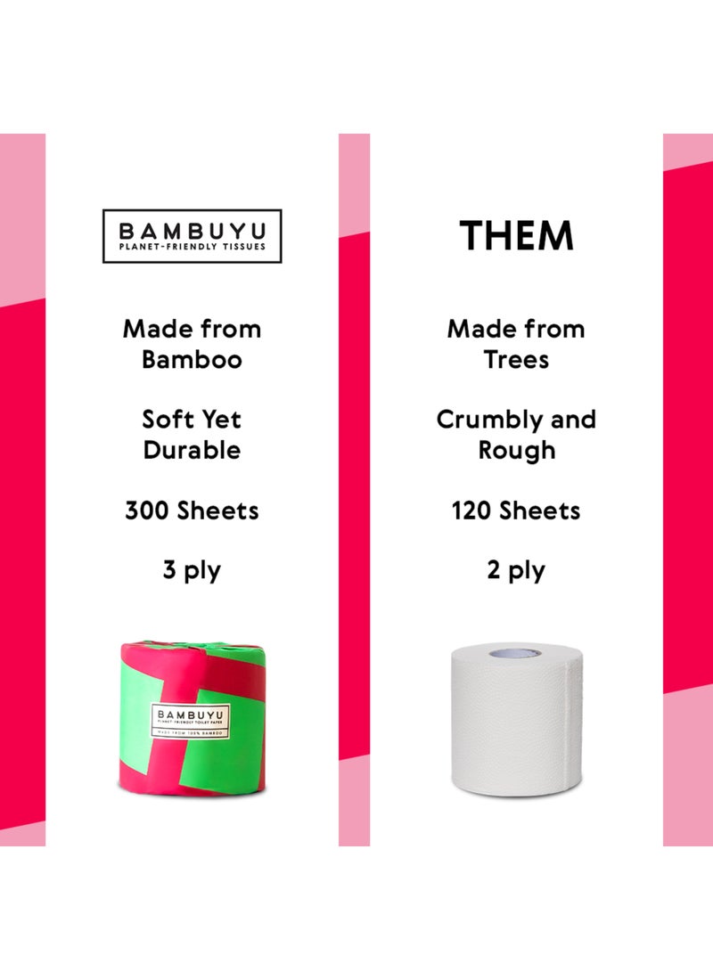 Bambuyu Eco Toilet Rolls 4 Rolls - Image 3